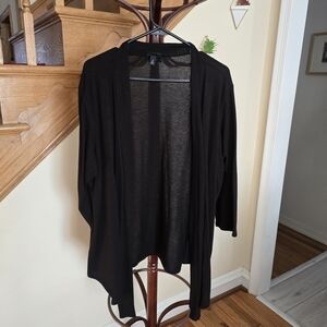 Elegant Black Women's Cardigan